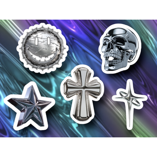 Chrome Stickers